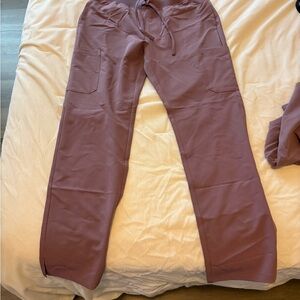 Mandala Straight Leg Cargo Scrub Pants